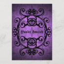 Search for gothic damask invitations Purple