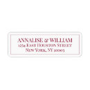 Search for white wine return address labels Modern