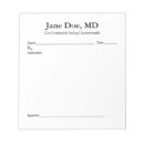 Search for therapist notepads Doctor