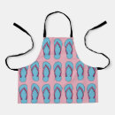 Search for flip flop aprons Blue