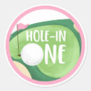 Search for golf girl stickers Hole in one