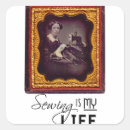 Search for antique sewing machine stickers Funny