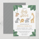 Search for cute animals baby shower invitations Giraffe