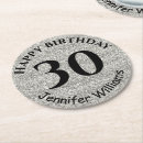 Search for happy 50th birthday coasters Glitter