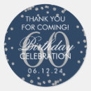 Search for navy and silver thank you stickers Glitter