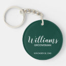 Search for emerald green wedding key rings For him
