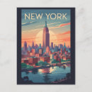 Search for new york skyline postcards Empire state building