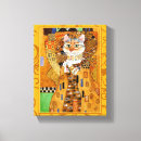 Search for woman in gold canvas prints Gustav klimt