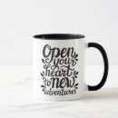 Search for new adventures mugs Typography