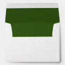 Search for forest green envelopes Back flap