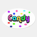 Search for candy oval stickers Colourful