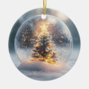 Search for snow globe christmas tree decorations Xmas