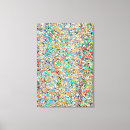 Search for confetti canvas prints Abstract