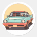 Search for retro futuristic stickers Vintage
