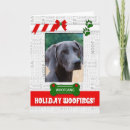 Search for woof christmas cards From the dog