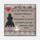 Search for alice in wonderland wedding save the dates Tea party