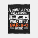 Search for cow and chicken blankets Barnyard
