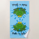 Search for frog beach towels Pond