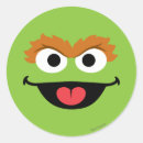 Search for seasame street stickers Oscar the grouch head