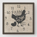 Search for farm style clocks Chicken