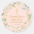 Search for pink communion stickers Christian