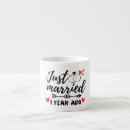 Search for first anniversary mugs Wife