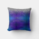 Search for blue and silver christmas cushions Glitter