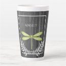 Search for green dragonfly mugs Leaves