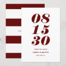Search for red and white pattern invitations Modern