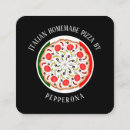 Search for italian flag business cards Pizzeria
