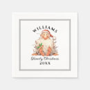 Search for vintage christmas paper napkins Retro santa