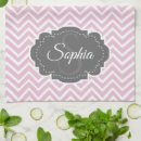 Search for chevron zigzag pattern tea towels Pink