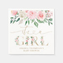 Search for pink and gold napkins Mother to be