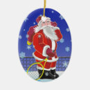 Search for tennis christmas tree decorations Santa
