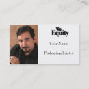 Search for television business cards Actor