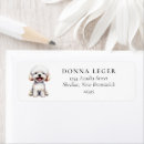 Search for breeds return address labels Puppy