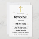 Search for dedication christening invitations Classic girls baptism