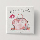 Search for lips square badges Fashion