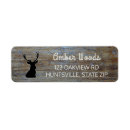 Search for rustic antlers return address labels Barn