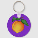 Search for peach fruit key rings Green
