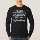 Search for papa grandson tshirts Has
