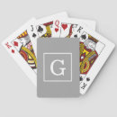 Search for initials playing cards Monograms