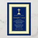 Search for catholic confirmation invitations Navy blue