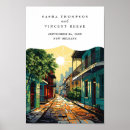 Search for mardi gras posters Bourbon street