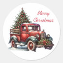 Search for old trucks stickers Watercolor