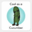 Search for funny cucumber stickers Food