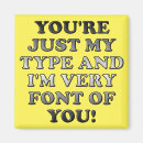 Search for types magnets Font