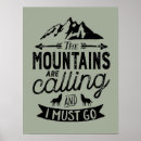 Search for calling posters The mountains are calling