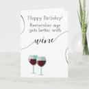 Search for wine lover birthday cards Age