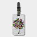 Search for butterfly luggage tags Flower leaves